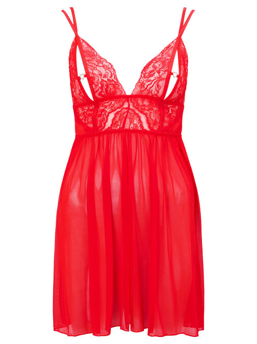 Diamond Heart Chemise Black - Image 2